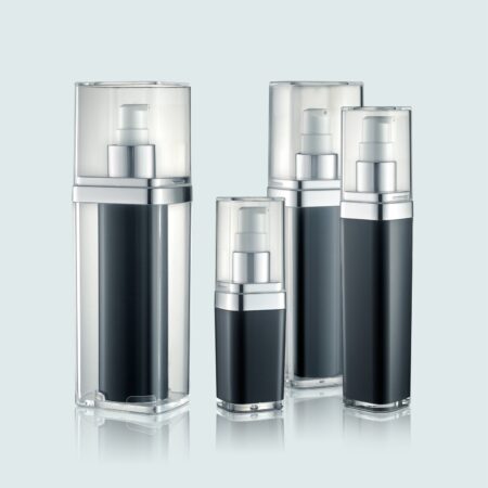 Airless Pump Bottle Black Set PW-202217A