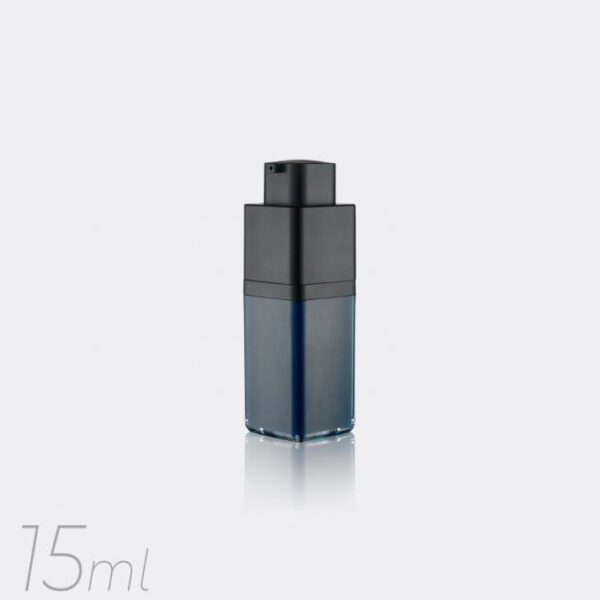 Airless Pump Bottle Blue 15ml PW-202208A
