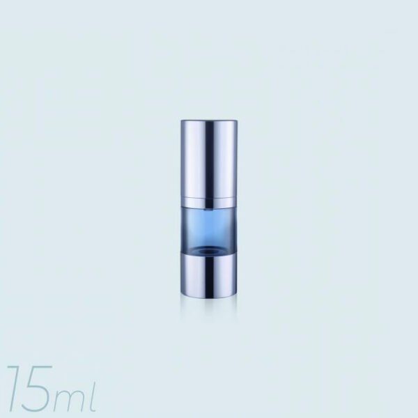 Airless Pump Bottle Blue Set 15ml PW-202202A