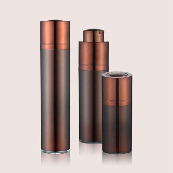 Airless-Pump-Flasche-Braun Set 15-50 ml PW-202210A