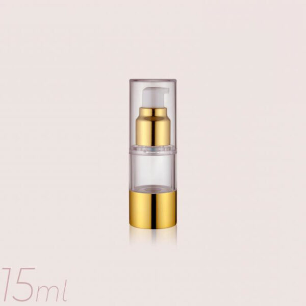 Airless Pump Bottle Gold Set 15ml PW-202202B