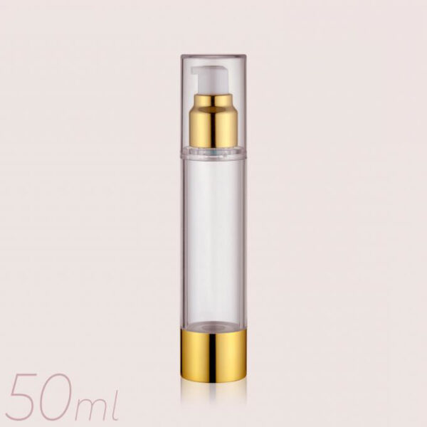 Airless Pump Bottle Gold Set 50ml PW-202202B