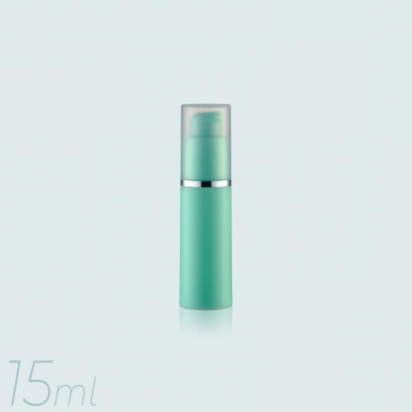Airless Pump Bottle Green Set 15ml PW-202229
