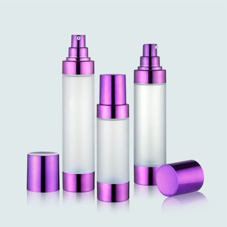 Airless Pump Bottle Purple Set PW-202202F