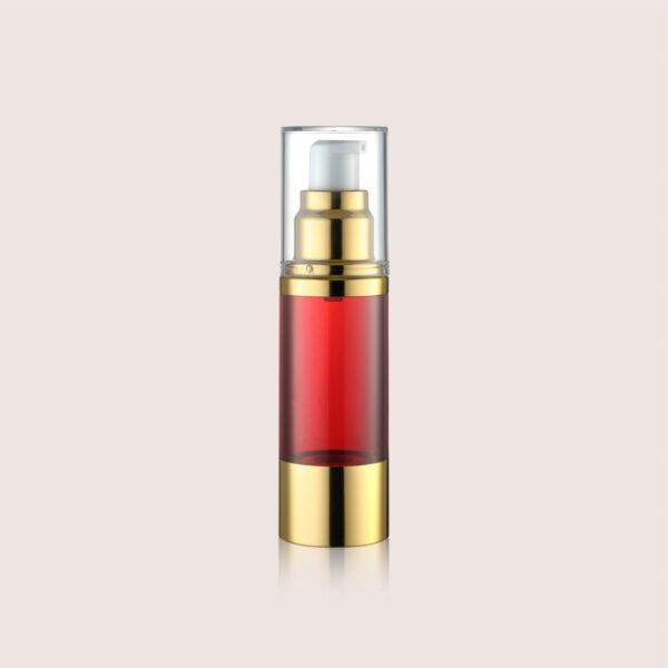 Airless Pump Bottle Red PW-202202E