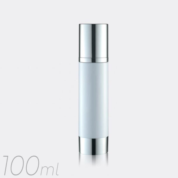 Airless Pump Bottle Silver Set 100ml PW-202202C