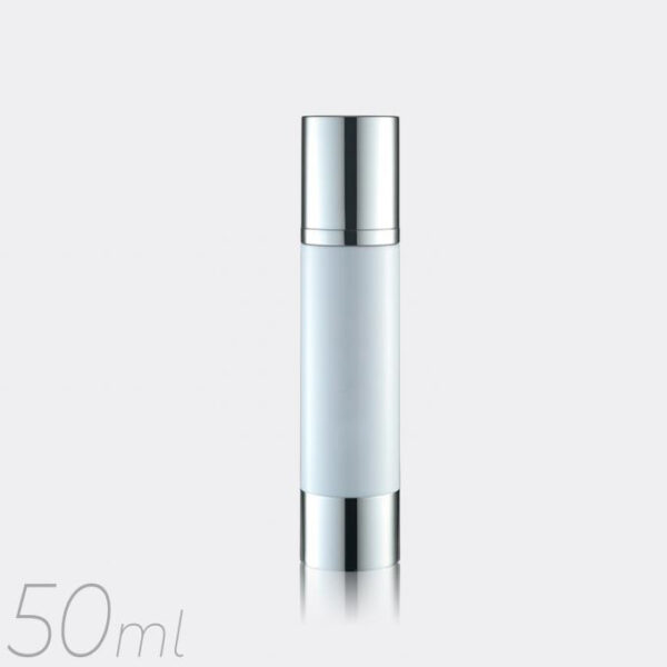 Airless Pump Bottle Silver Set 50ml PW-202202C