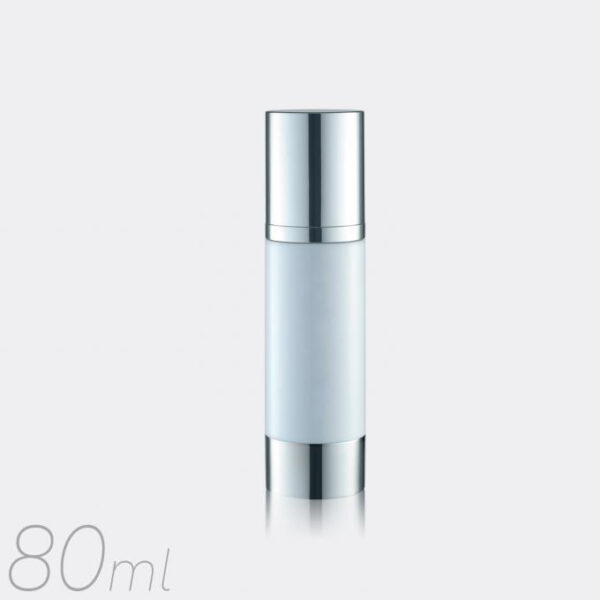 Airless Pump Bottle Silver Set 80ml PW-202202C