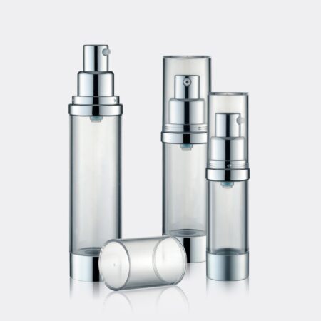 Airless Pump Bottle Silver Set PW-202233A