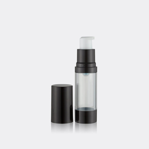 Airless Pump Bottle Transparent Black PW-202215AB