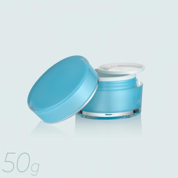 Cream-jars-blue- 50g PW-737211A