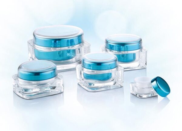 Cream-jars-blue- Set PW-738400-EP