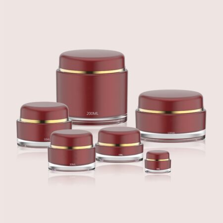 Cream Jars Brown Set