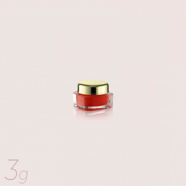 Cream Jars Red 3g PW-737210A