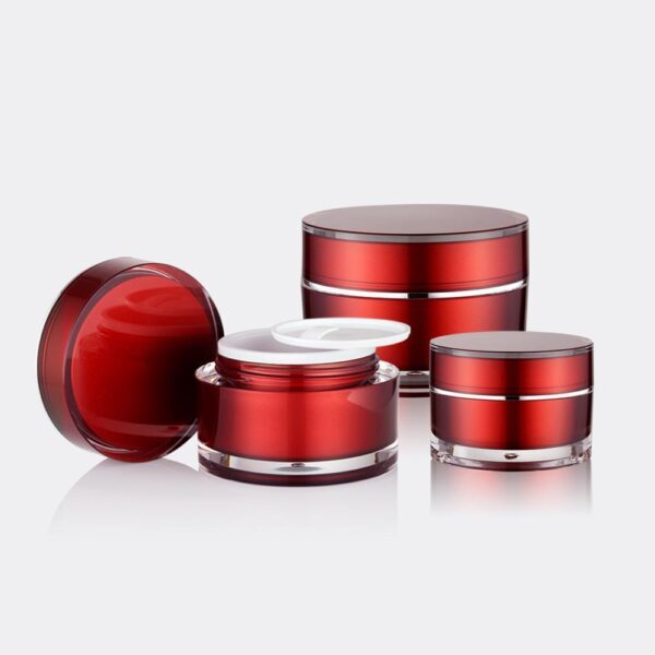 Cream Jars Red Set-PW-737204A