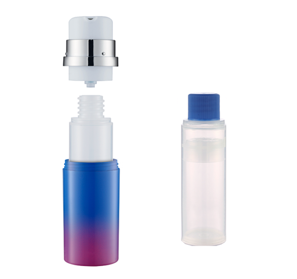 PW-202227A refillable airless bottle closeup
