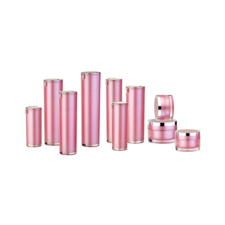 Pink-Airless-Bottles-Cream-Jars