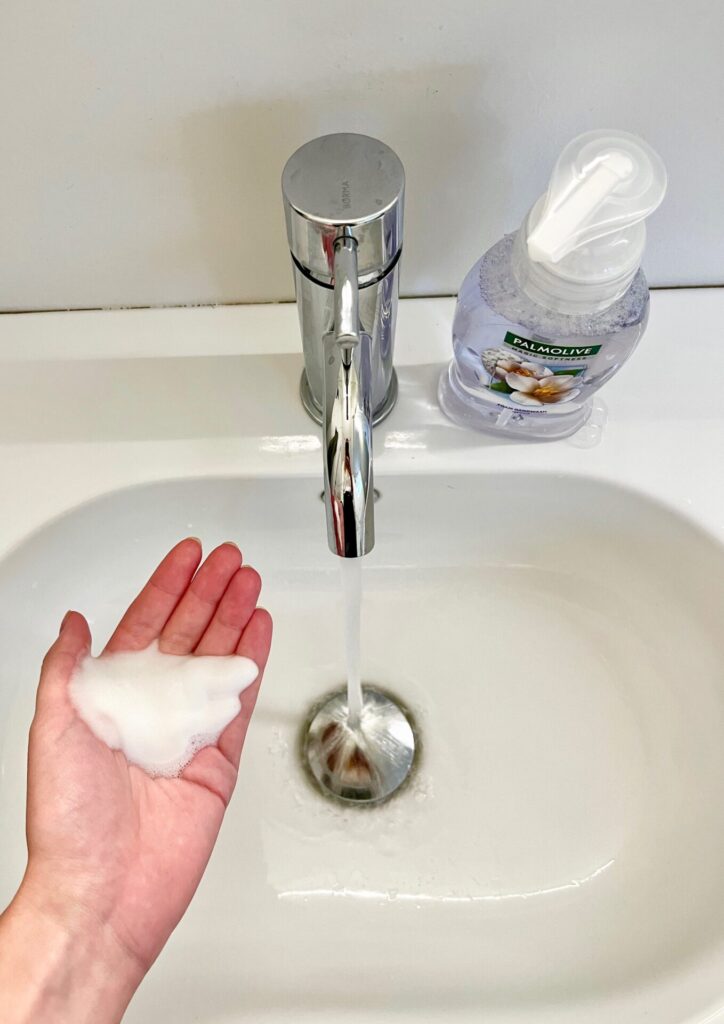 Palmolive håndsæbe dispenser