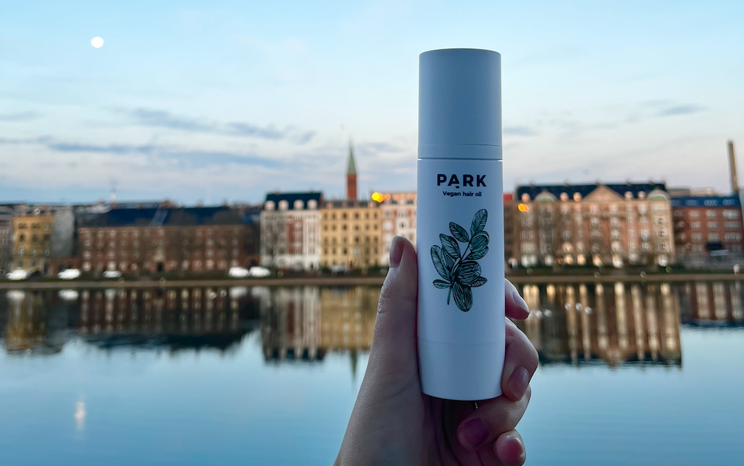 Park vegansk haarolie emballage