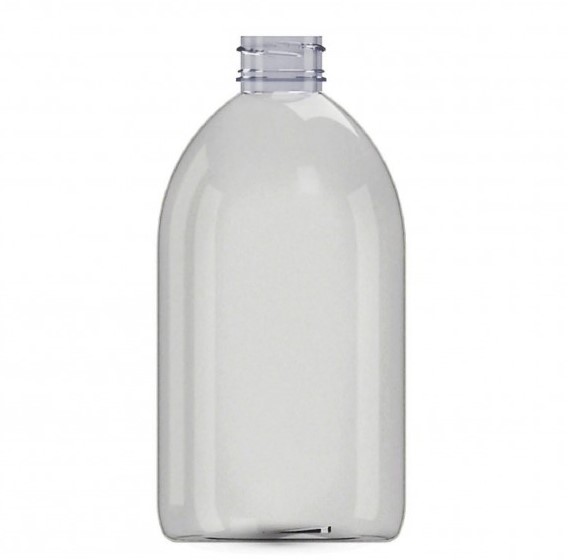 PET bottle for cosmetics transparent 500ml PW-403352