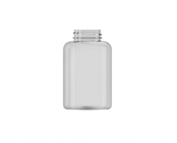 PET jar for cosmetics transparent 250ml PW-404132K