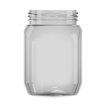 PET jar for cosmetics transparent 350ml PW-404300