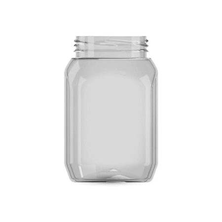 PET jar for cosmetics transparent 500ml PW-404700