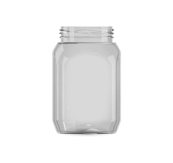 PET jar for cosmetics transparent 500ml PW-404700