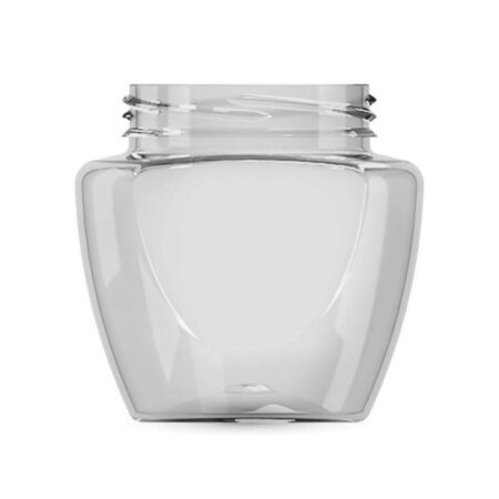 PET jar for cosmetics transparent 250ml PW-404820