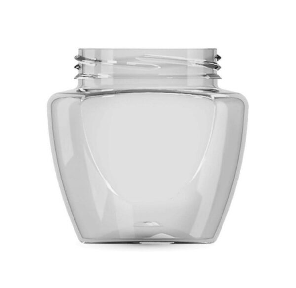 PET jar for cosmetics transparent 250ml PW-404820