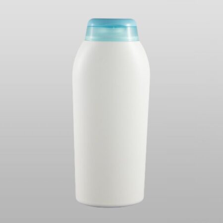 White-PP-bottle -with-Blue-Cap