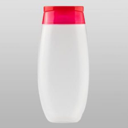 White-PP-bottle-with -Red-Cap