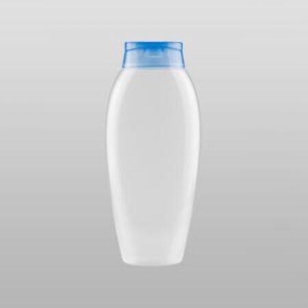 white bottle blue cap