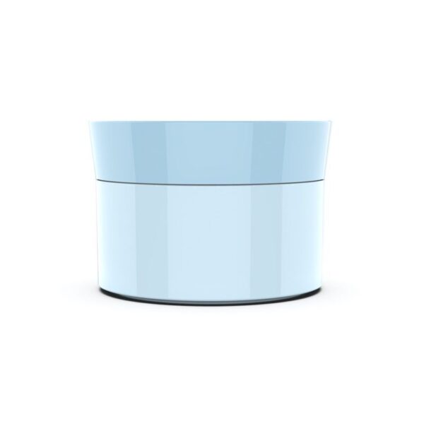 blue cream jar