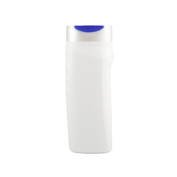 PE white bottle blue cap