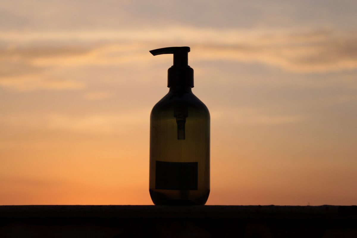 Gennemsigtig plast emballage til håndsæbe