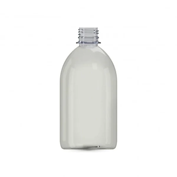 PET-Flasche-für-Kosmetik transparent 500ml