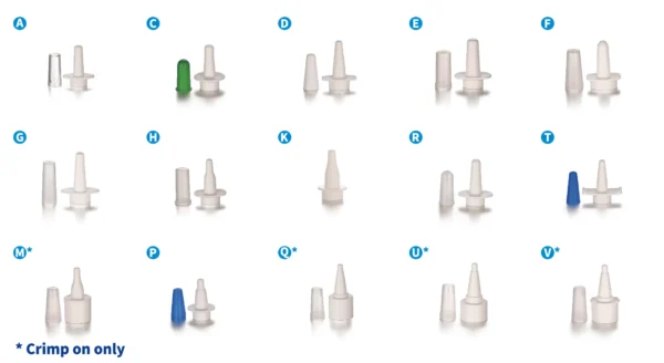 Nasal actuators