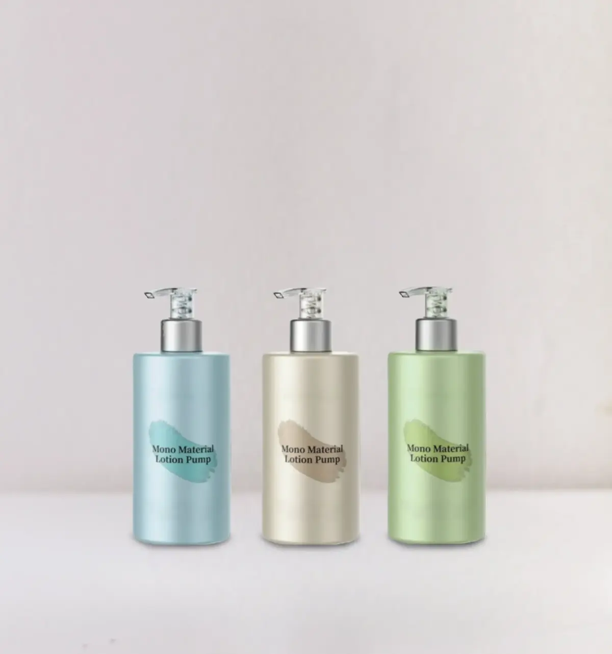 Lotion pumps in mono