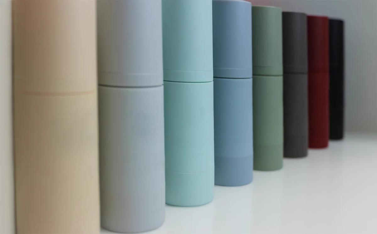 Emballage i forskellige farver