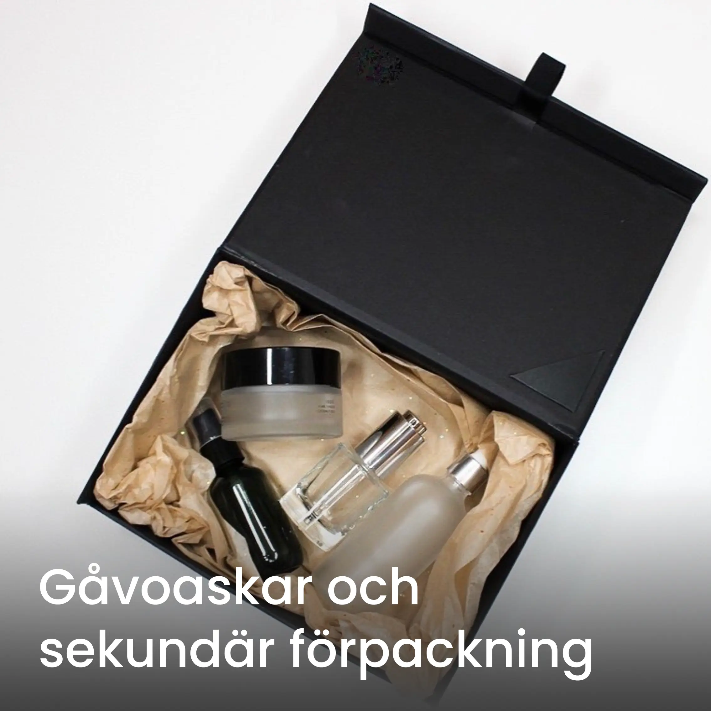 Gåvoaskar och sekundär förpackning