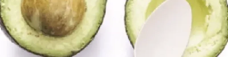 Avocado og ske