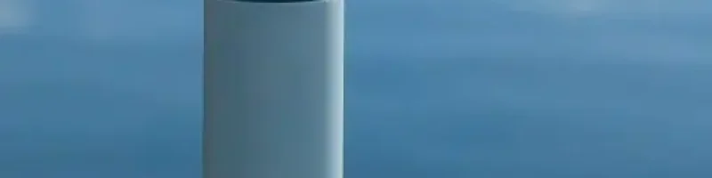 Blå airless dispenser