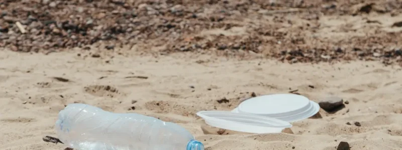 Flasker på stranden
