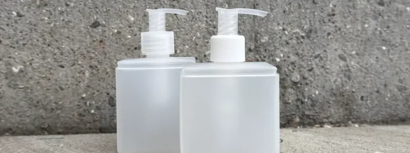 Plastik flasker med lotion pumpe