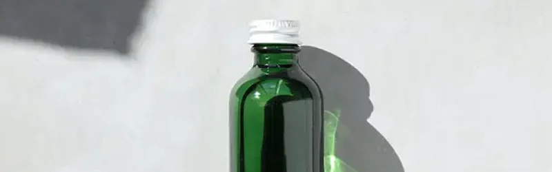 pharma flaske i groen